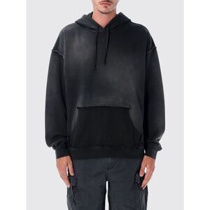 Diesel Men Diesel S-Pock-Hood Cotton Jersey Hoodie With Distressed Effect